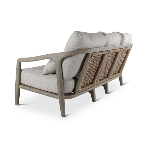 Castle Line Teak Grey garden bench