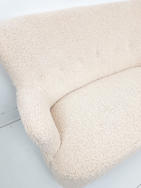 Image 1 of Vintage Artifort Theo Ruth two-seater sofa teddy new