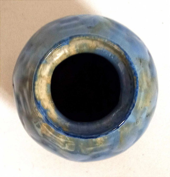 Image 1 of Art Deco slip vase Height 19.3 cm