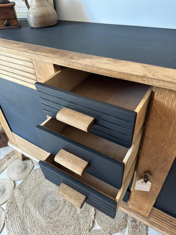 Credenza stile René Gabriel, patinata – Credenze, Wood (photo 12 of 15)