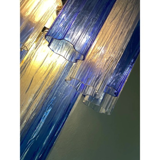 Image 1 of Applique da parete bicolore blu opale
