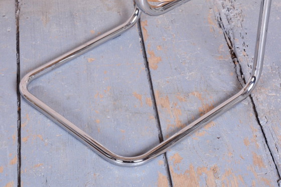Restored Bauhaus Cesca Chair, by Marcel Breuer, Chrome, Beech, Italy, 1980s, Dining chairs, Rattan, Wood (photo 6 of 15)