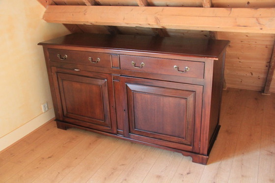 Image 1 of credenza in mogano 2 ante/2 cassetti fa eichholtz