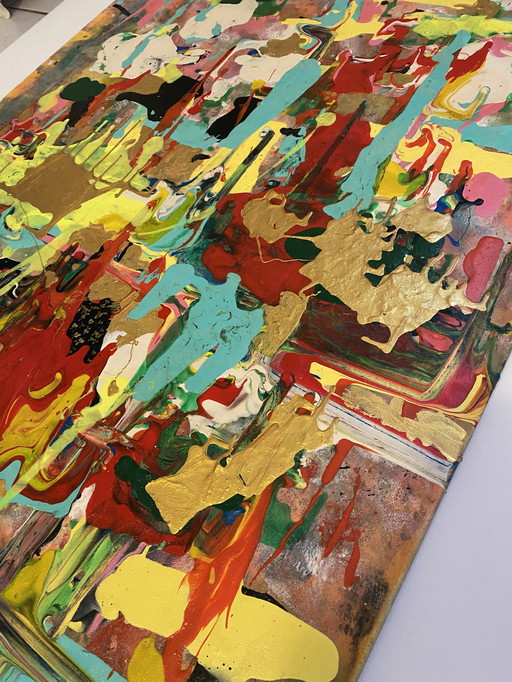 Composition abstraite Gemälde 