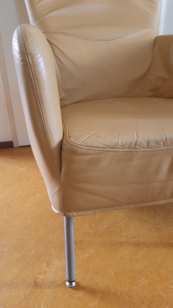 Montis, poltrona in pelle, giallo senape – Poltrone (photo 11 of 15)