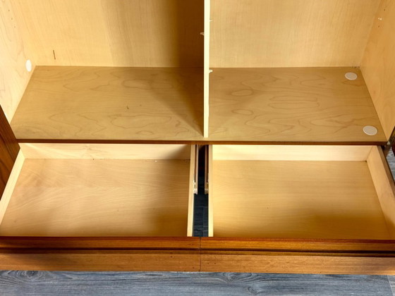 Image 1 of Credenza alta in teak anni '60/'70, modello B60 di Dieter Waeckerlin per Behr.