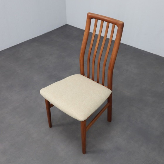 Image 1 of Juego de cuatro sillas de comedor de Kai Kristiansen para Schou Andersens, Dinamarca, años 70