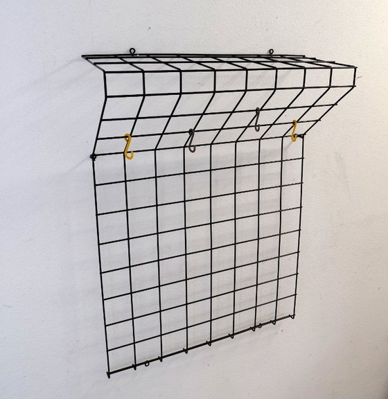 Image 1 of Armadio a muro in filo metallico Karl Fichtel 1950