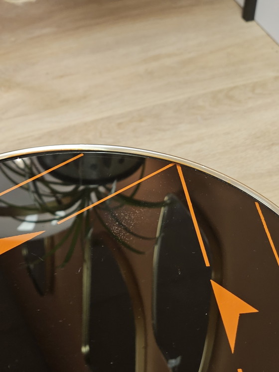 Vintage Glass Plant Table Small Table Side Table – Iron, Wood (photo 6 of 7)