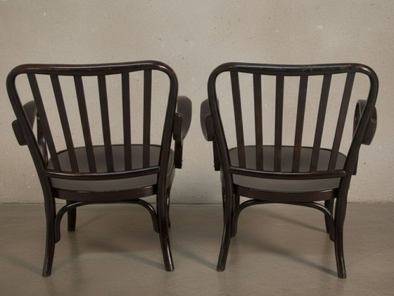 Image 1 of Paire de fauteuils n° 752 de Josef Frank pour Thonet, années 1930