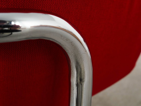 Image 1 of Fauteuil rouge, design italien, années 1970, fabriqué en Italie