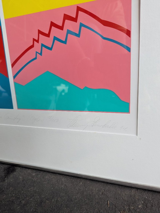 Lithographie Danoise - Flemming Stensballe 1994 – Décorations murales, Glass (photo 5 of 10)