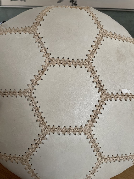 Image 1 of Vintage white leather tortoiseshell