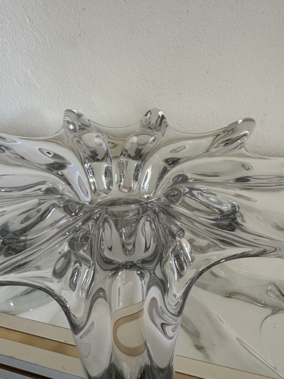 Image 1 of Large 60's star crystal bowl
