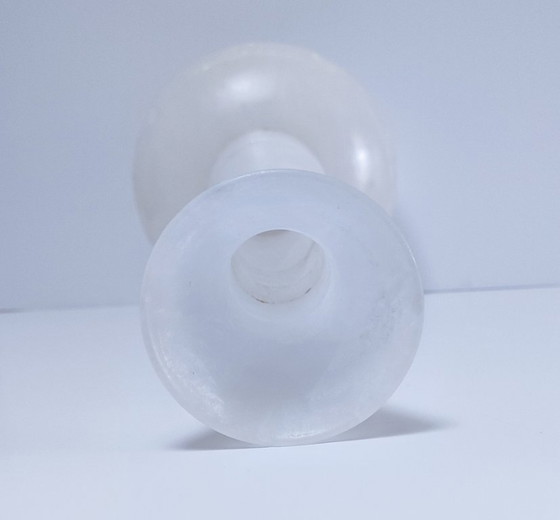 Image 1 of vase albâtre xl h. 40,5 cm vintage