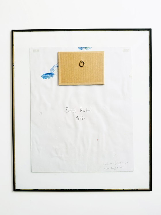 Image 1 of Original Surrealist Portrait of D. Leafini, France, 2000s