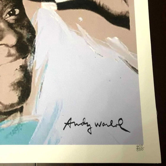 1990s After Andy Warhol "Pele" Lithograph – Lithographs & prints, Paper (photo 5 of 11)