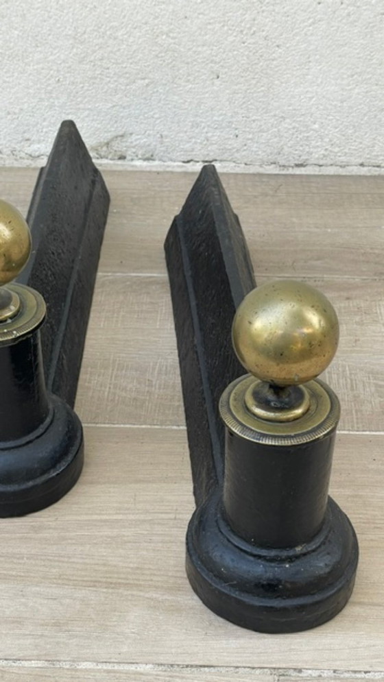 Alari Neoclassici GHISA e OTTONE – Oggetti decorativi, Brass, Cast Iron (photo 13 of 27)