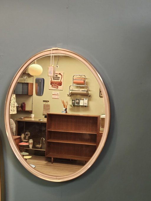 Miroir ovale vintage, miroir mural, WC