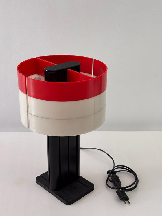 Image 1 of Stigram tafellamp van Jean Pierre Vitrac voor Verre Lumière, Frankrijk, circa 1980