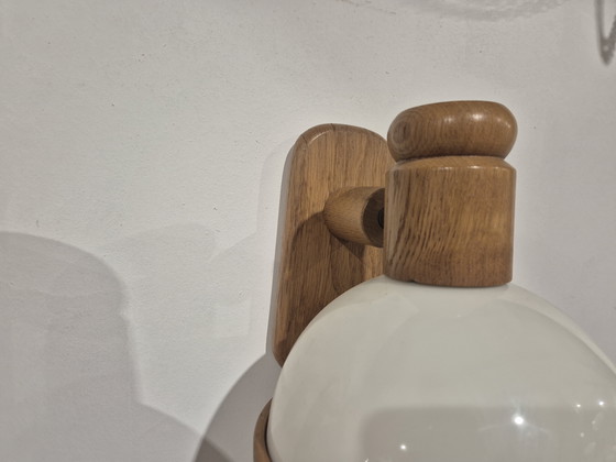 Image 1 of 2 Steinhauer vintage wooden wall lamps