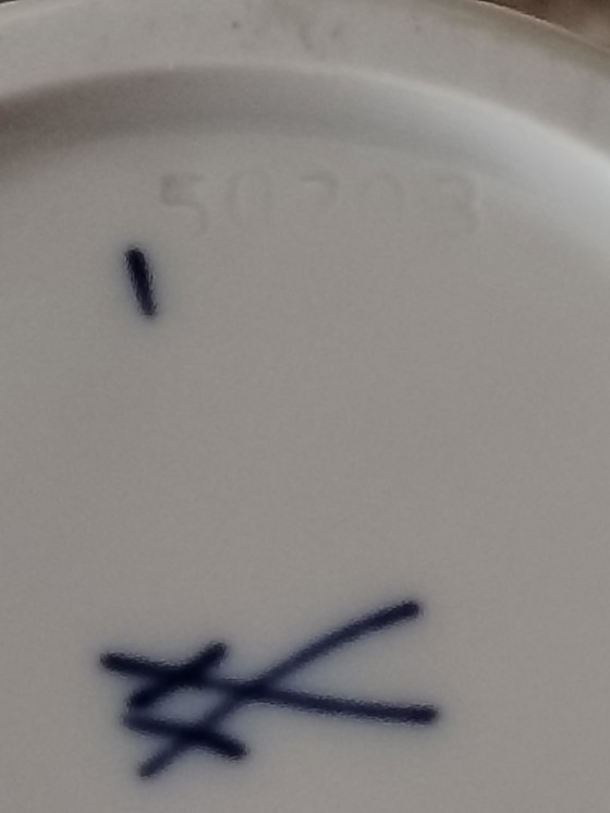 Image 1 of Meissen porcelain vase, original, signature (Weifs, Ludwig Zepner) or bottom mark