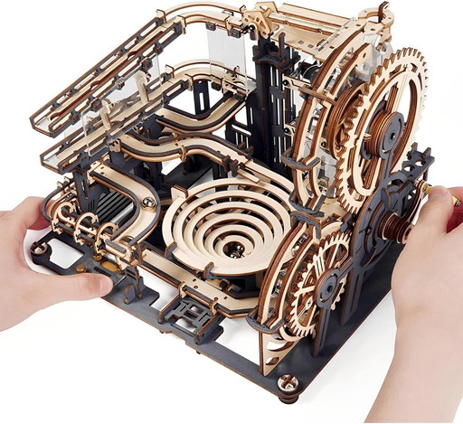 ROKR Night City 3D Wooden Puzzle Model Unique Christmas Gift Idea for Men Husband Father