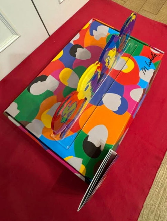 Image 1 of Marco Lodola, serigrafía sobre plexiglás, Let it be, pop, futurismo