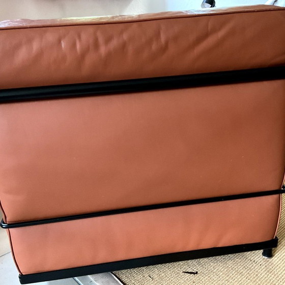 Image 1 of Cassina Le Corbusier sofa two-seater brown LC 2, leather