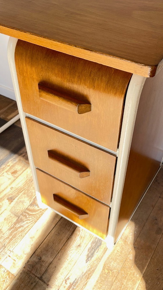 Image 1 of Children's Desk in the style of Jacques Hitier Vintage
