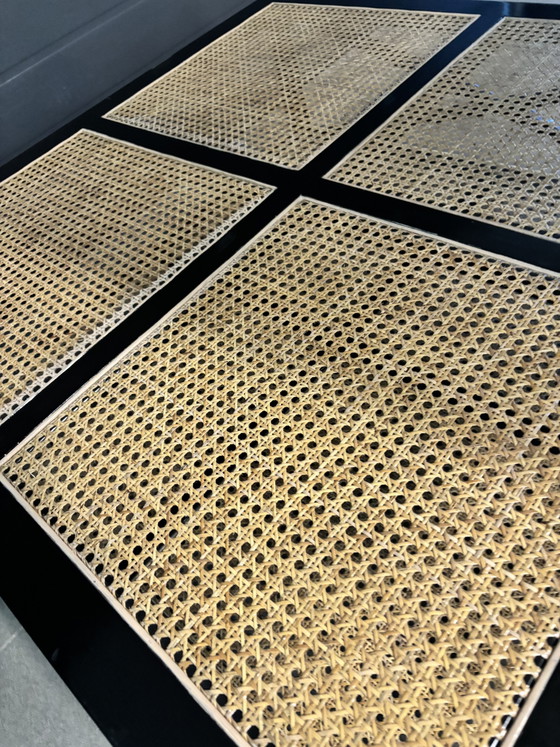 Tavolino da caffè Eichholtz 'Bahamas' – Legno nero e intreccio in rattan – Tavolini da caffè, Wood (photo 4 of 9)
