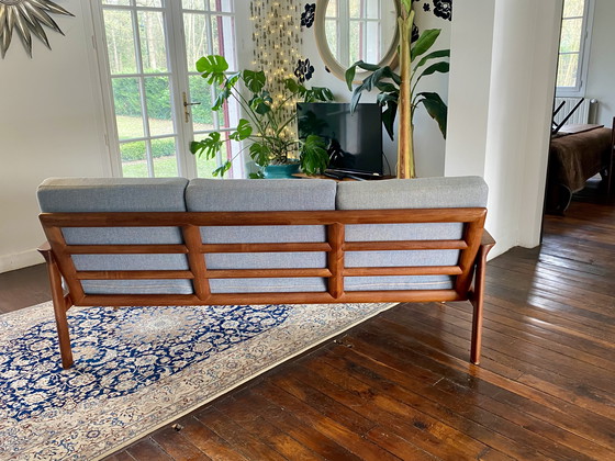 Image 1 of Sofá danés de teca de tres plazas, años 60