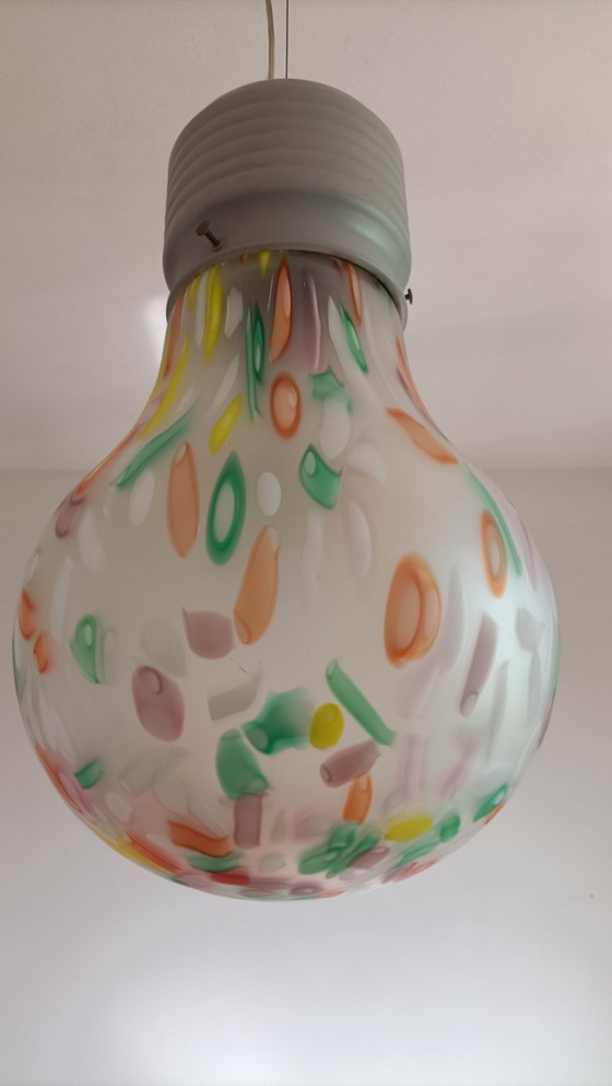 Due P Murano Glas Deckenleuchte, Design Orlando Peron und Vetrarti Ilves Group – Pendelleuchten, Plastic (photo 2 of 5)