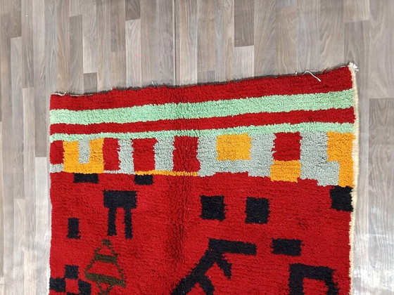Alfombra bereber de lana colorida hecha a mano 200cmx200cm – Wool, Bohemian (photo 6 of 10)