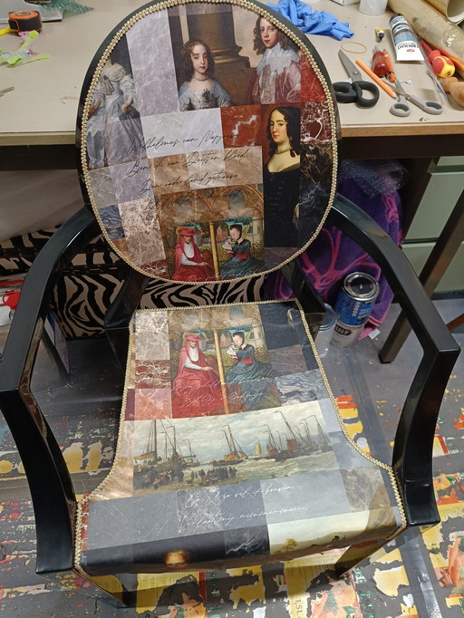 Phillip Strarck ghost stoel upcycled Hollands Glorie