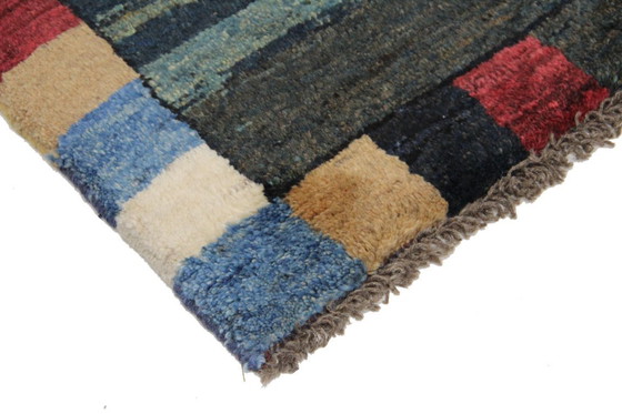 Image 1 of Original Perserteppich Gabbeh Ghashghai Orientteppich 156 cm x 104 cm Alt Natur