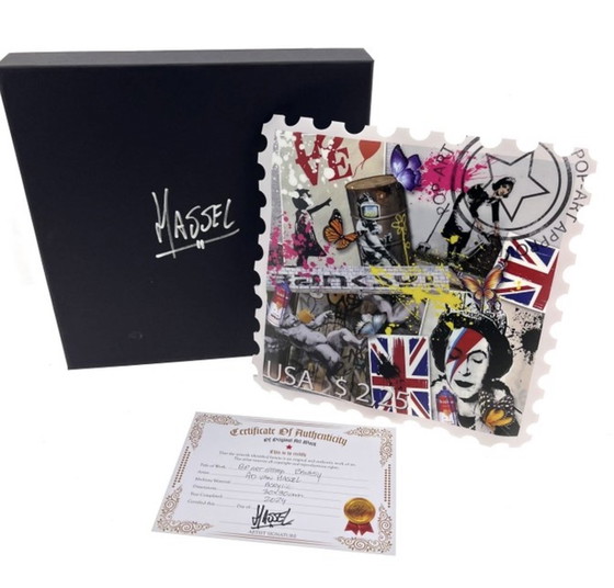 Image 1 of Ad van Hassel (1953) - Sello de lujo artístico - Homenaje a Banksy I