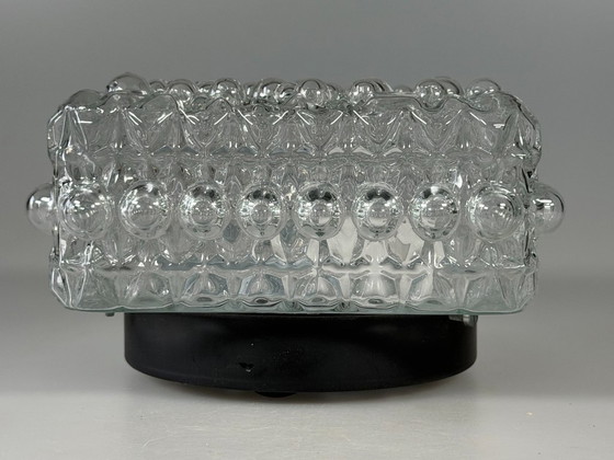 Plafoniera o lampada da parete anni '60 '70 Bubble Glass Germany Space Age Design – Plafoniere, Metallo (photo 6 of 17)