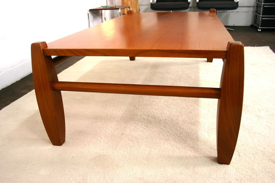 Image 1 of Top! Danish Vintage Teak Coffee Table / Mid - Century Coffee Table in the style of Sergio Rodrigues, Percival Lafer, excellent c