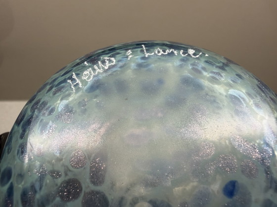 Heino Lance – Handgeblazen Zweedse studioglazen karaf – Gesigneerd – Glazen & Karaffen, Glass (photo 9 of 11)