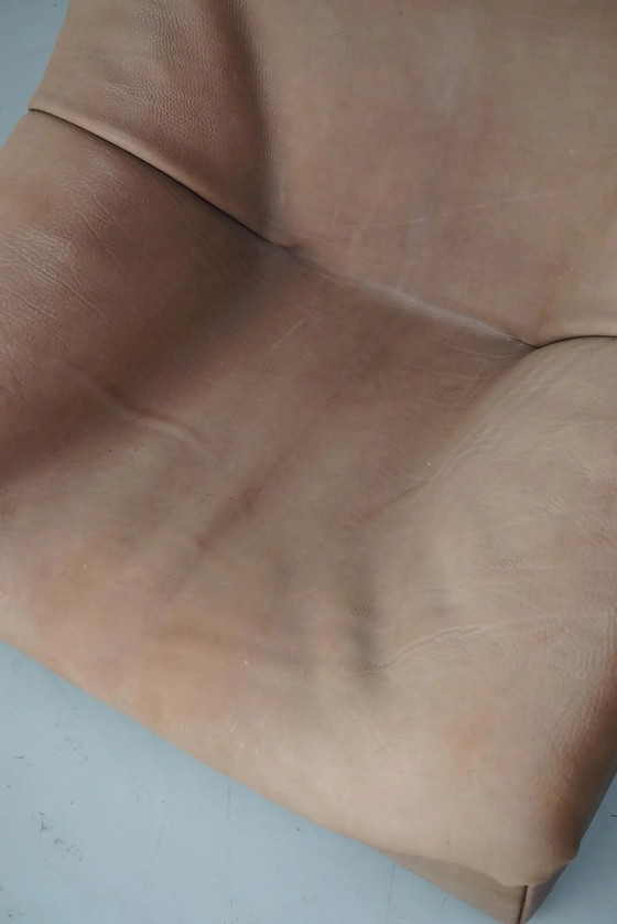 Image 1 of The Sede DS46 Lounge Armchair in Brown/Beige Buffalo Leather, Switzerland