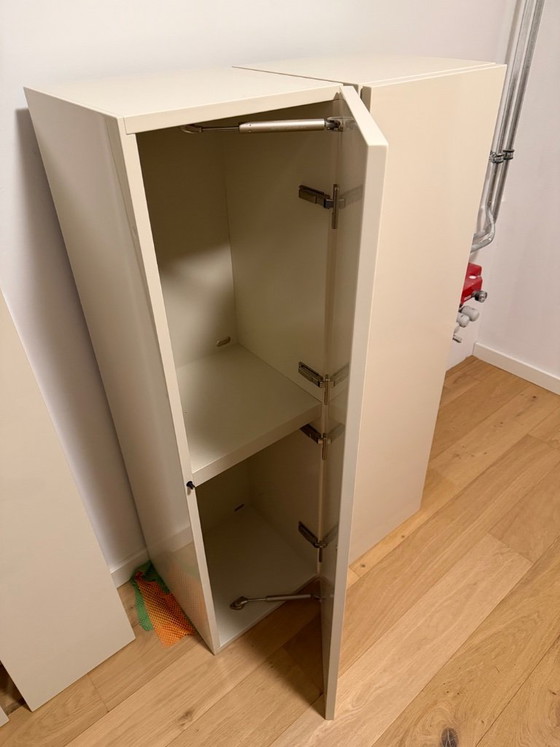 Natuzzi TV furniture, shelves and wall cabinets (6 pieces), Mdf, Wood, Brown (photo 5 of 5)