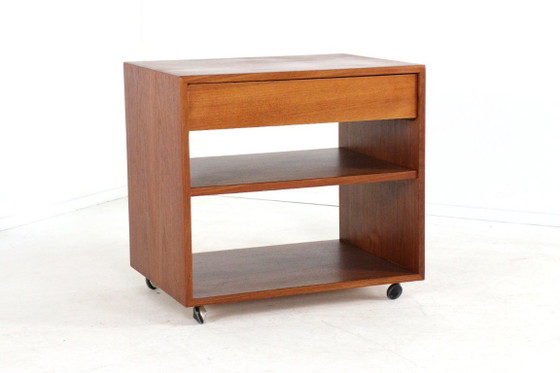Image 1 of Double-sided side cabinet with drawer 'Menzin' vintage