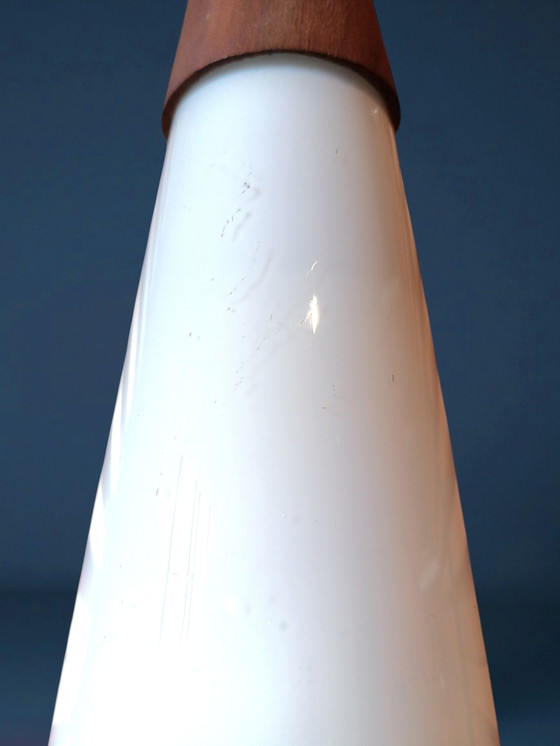 Image 1 of Lampada Vistosi in vetro di Murano e teak