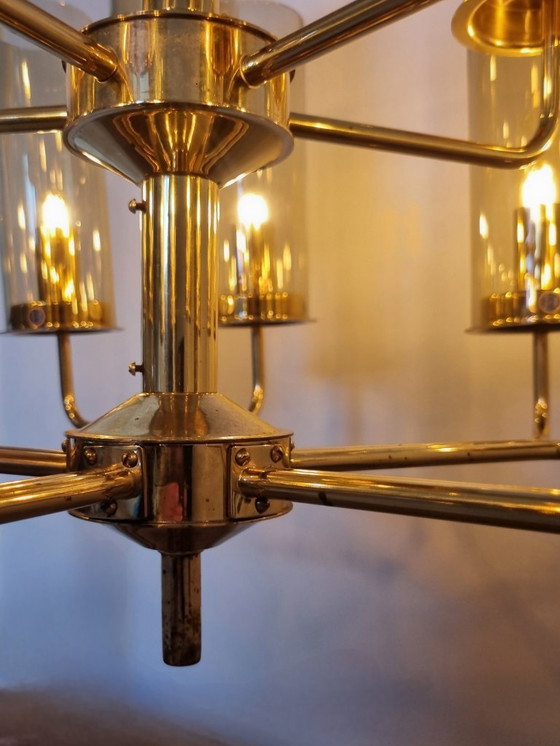 Image 1 of Chandelier Model T434 by Hans Agne Jakobsson, Sweden 1960s