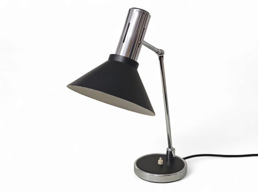 Italian desk lamp, Stilux Milano, 1960s – tafellampen, Metal, Chrome (photo 2 of 8)