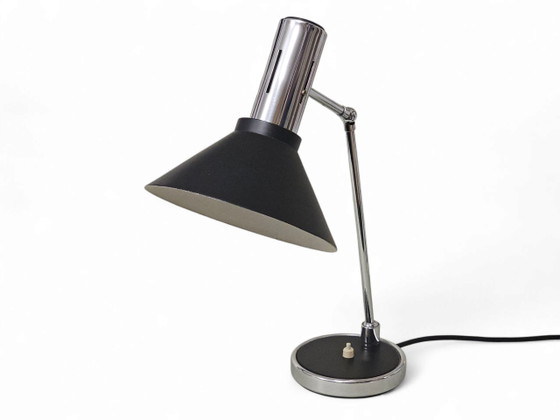 Italian desk lamp, Stilux Milano, 1960s – Table lamps, Metal, Chrome (photo 2 of 8)