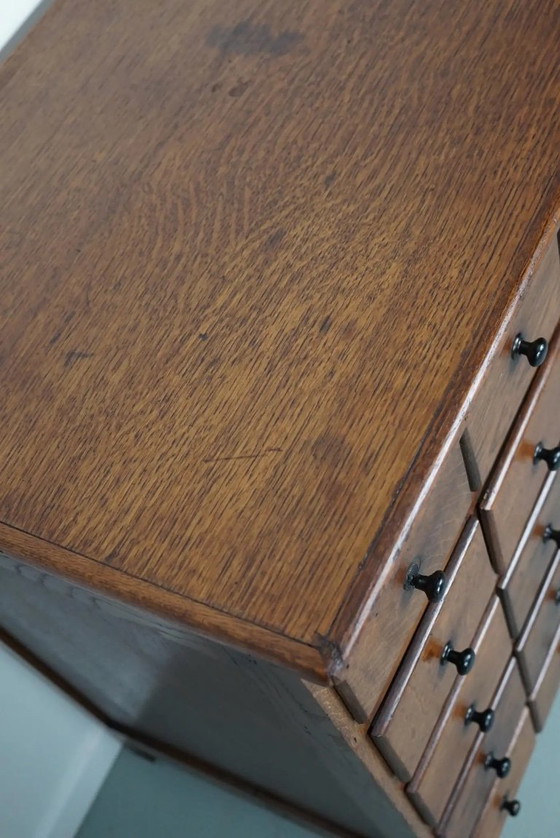 Image 1 of Dutch oak apothecary/hairdressing cabinet, 1930s