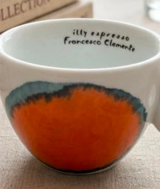 Tazza Cappuccino Illy Art Collection 2011 - Francesco Clemente – Stoviglie, Porcellana, Ceramica (photo 4 of 5)