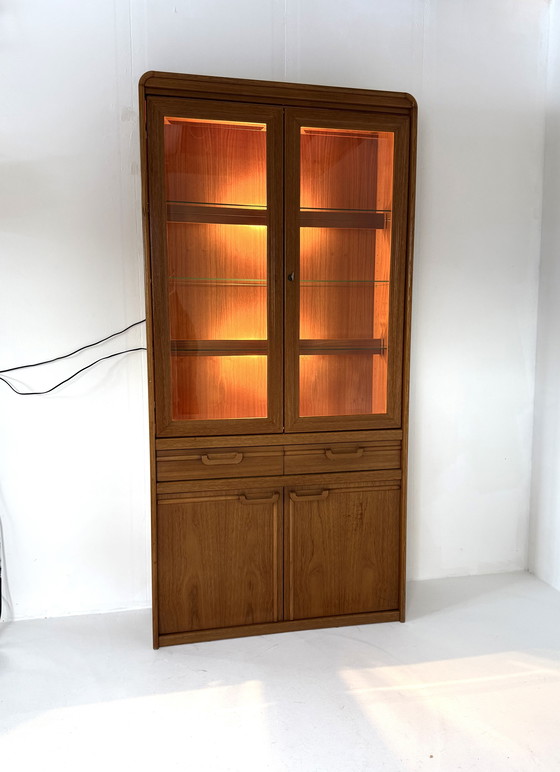 Image 1 of Vetrina vintage in teak anni '80